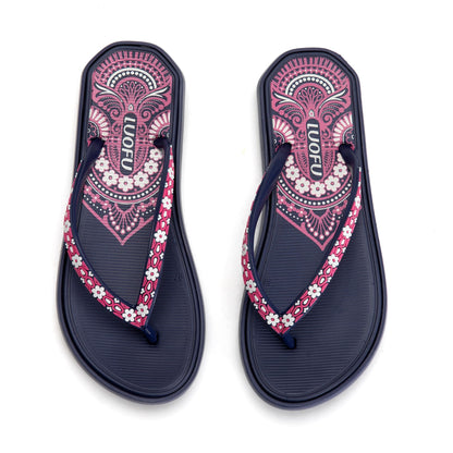 JOMIX Tongs Femme Douche Antidérapant Chaussons Confortable Léger Claquettes pour Piscine Plage