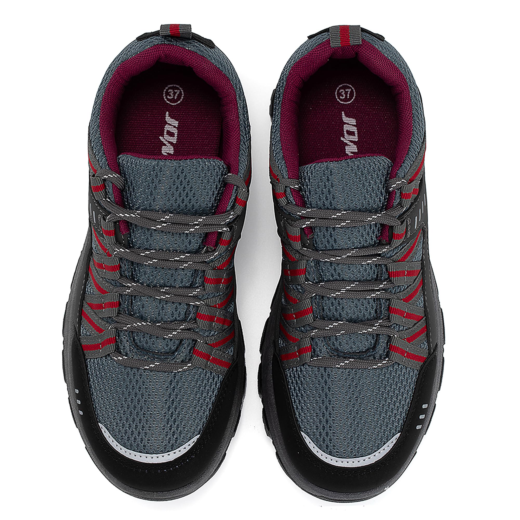 JOMIX Trekkingschuhe Damen Leichte Hiking Schuhe für Wandern Trekking Bergsteigen Atmungsaktiv Rutschfest Komfortabel und Robuste Damen Wanderschuhe