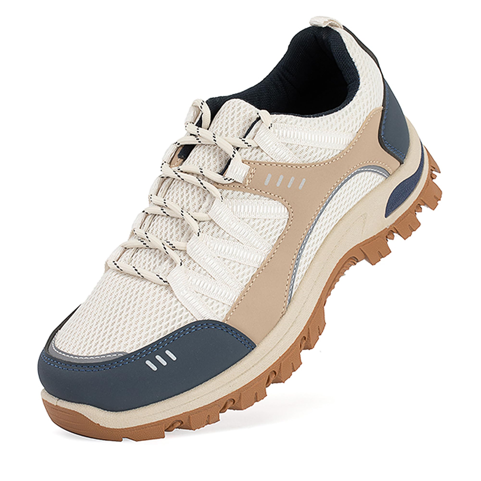 JOMIX Trekkingschuhe Herren Leichte Hiking Schuhe Wandern Trekking Bergsteigen Atmungsaktiv Rutschfest Komfortabel und Robuste Wanderschuhe Sneakers für Reisen Camping und Alltag