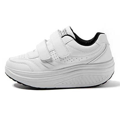 JOMIX Unisex Sneaker Plateau Sportschuhe Turnschuhe Laufschuhe Bequeme Abrollsohle Anti - Rutsch Wippschuhe Abrollschuhe Fitness Gym Outdoor