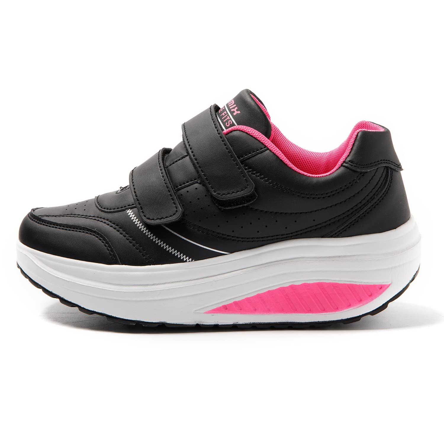JOMIX Unisex Sneaker Plateau Sportschuhe Turnschuhe Laufschuhe Bequeme Abrollsohle Anti - Rutsch Wippschuhe Abrollschuhe Fitness Gym Outdoor