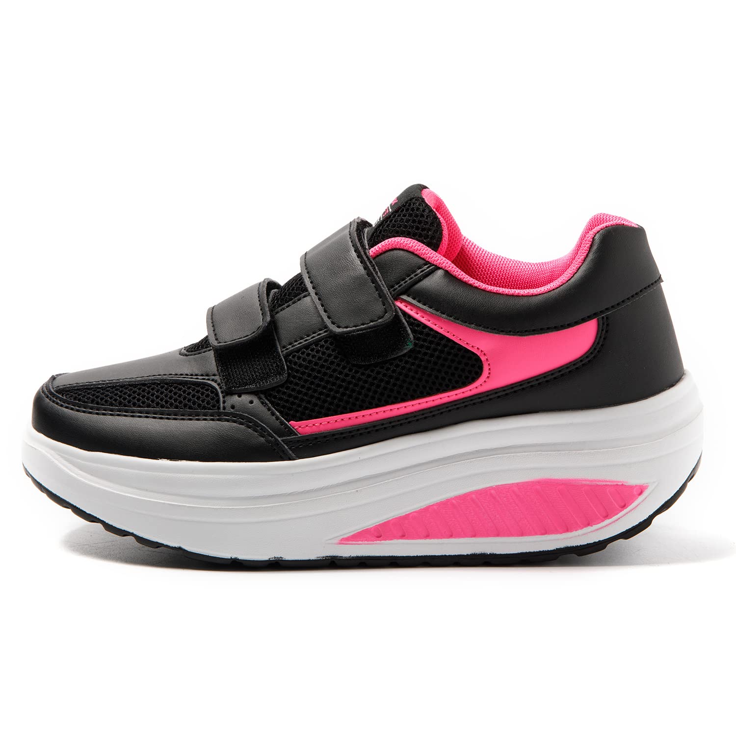 JOMIX Unisex Sneaker Plateau Sportschuhe Turnschuhe Laufschuhe Bequeme Abrollsohle Anti - Rutsch Wippschuhe Abrollschuhe Fitness Gym Outdoor