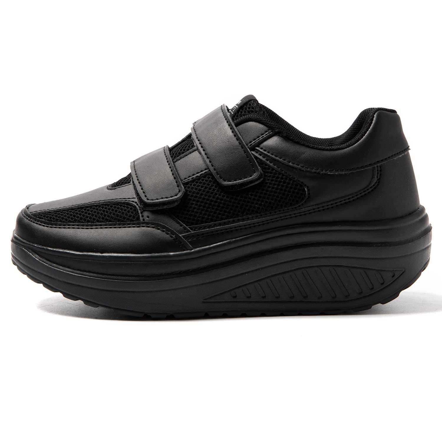 JOMIX Unisex Sneaker Plateau Sportschuhe Turnschuhe Laufschuhe Bequeme Abrollsohle Anti - Rutsch Wippschuhe Abrollschuhe Fitness Gym Outdoor