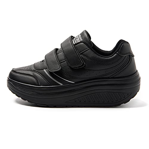 JOMIX Unisex Sneaker Plateau Sportschuhe Turnschuhe Laufschuhe Bequeme Abrollsohle Anti - Rutsch Wippschuhe Abrollschuhe Fitness Gym Outdoor