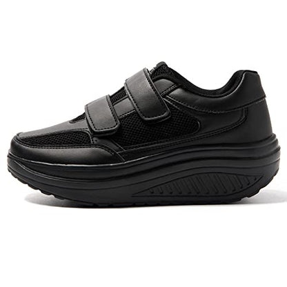 JOMIX Unisex Sneaker Plateau Sportschuhe Turnschuhe Laufschuhe Bequeme Abrollsohle Anti - Rutsch Wippschuhe Abrollschuhe Fitness Gym Outdoor