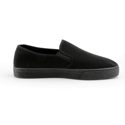 JOMIX Uomo Colore Solido Slip On Scarpe di Tela Sneakers Moda Casual Plimsolls