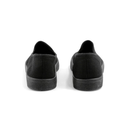 JOMIX Uomo Colore Solido Slip On Scarpe di Tela Sneakers Moda Casual Plimsolls