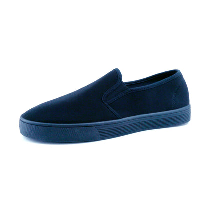 JOMIX Uomo Colore Solido Slip On Scarpe di Tela Sneakers Moda Casual Plimsolls