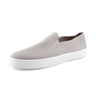JOMIX Uomo Colore Solido Slip On Scarpe di Tela Sneakers Moda Casual Plimsolls