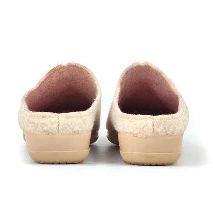 JOMIX Warme Flizpantoffeln Damen Hausschuhe Winter Gefütterte Pantoffeln Plüsch Slippers Rutschfeste Puschen mit Fußbett