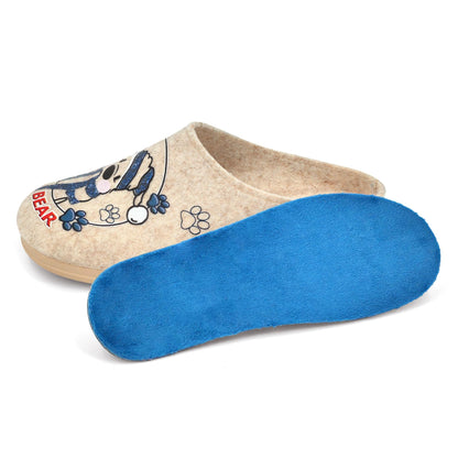 JOMIX Warme Flizpantoffeln Damen Hausschuhe Winter Gefütterte Pantoffeln Plüsch Slippers Rutschfeste Puschen mit Fußbett