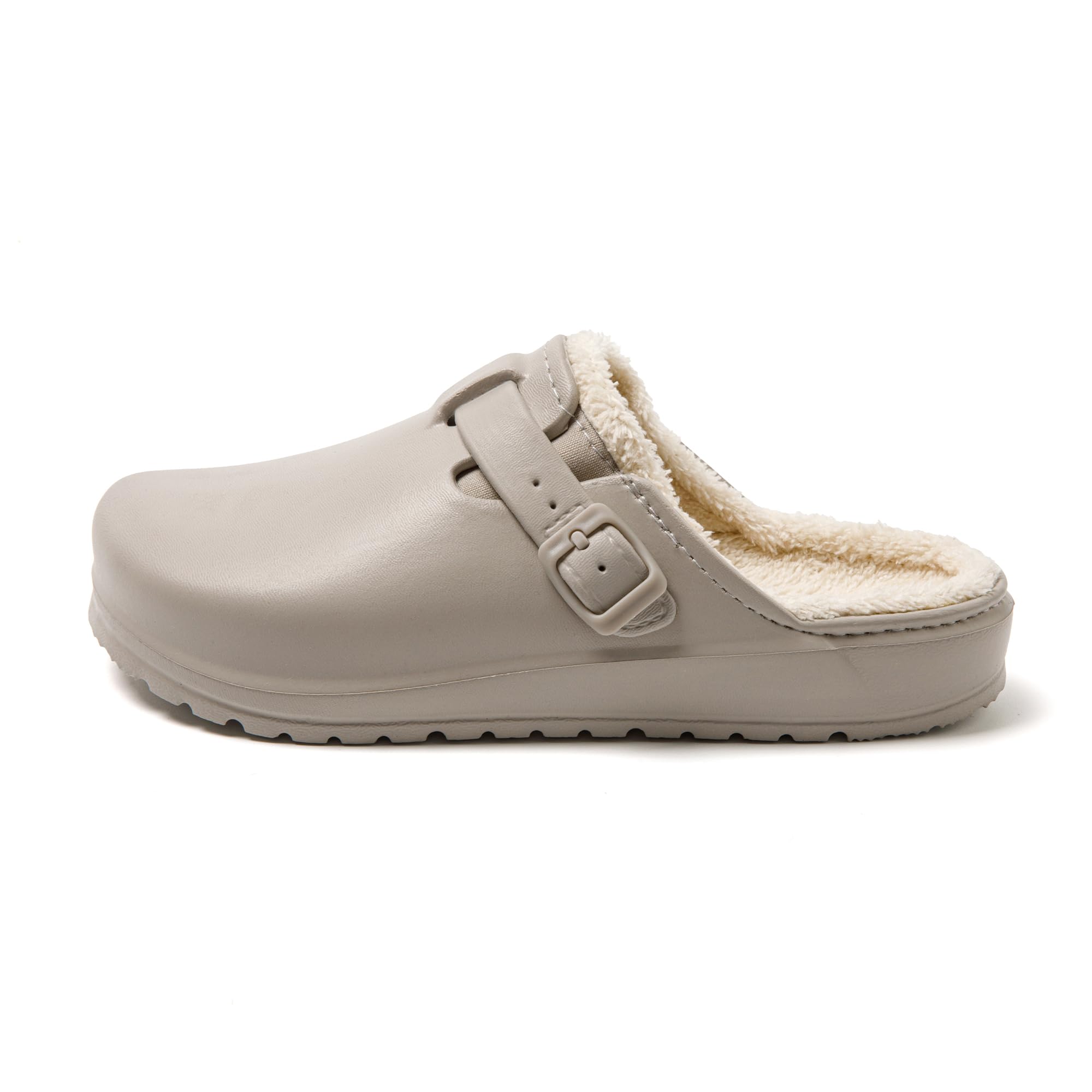 JOMIX Winter Clogs Gefüttert Damen, Warme Hausschuhe Wasserdicht Pantoffeln Plüsch, Weiche Bequeme rutschfeste Winter Hausschuhe