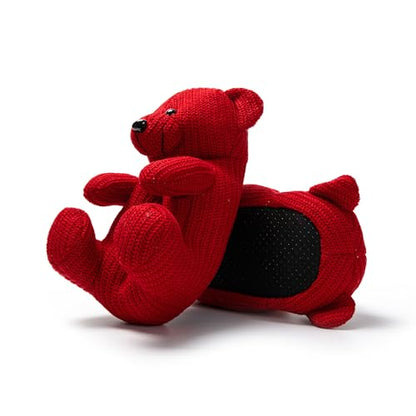 JOMIX Winter Hausschuhe Damen Bären Lustige Pantoffeln Warme Tieren Hüttenschuhe Bunte Slippers Indoor