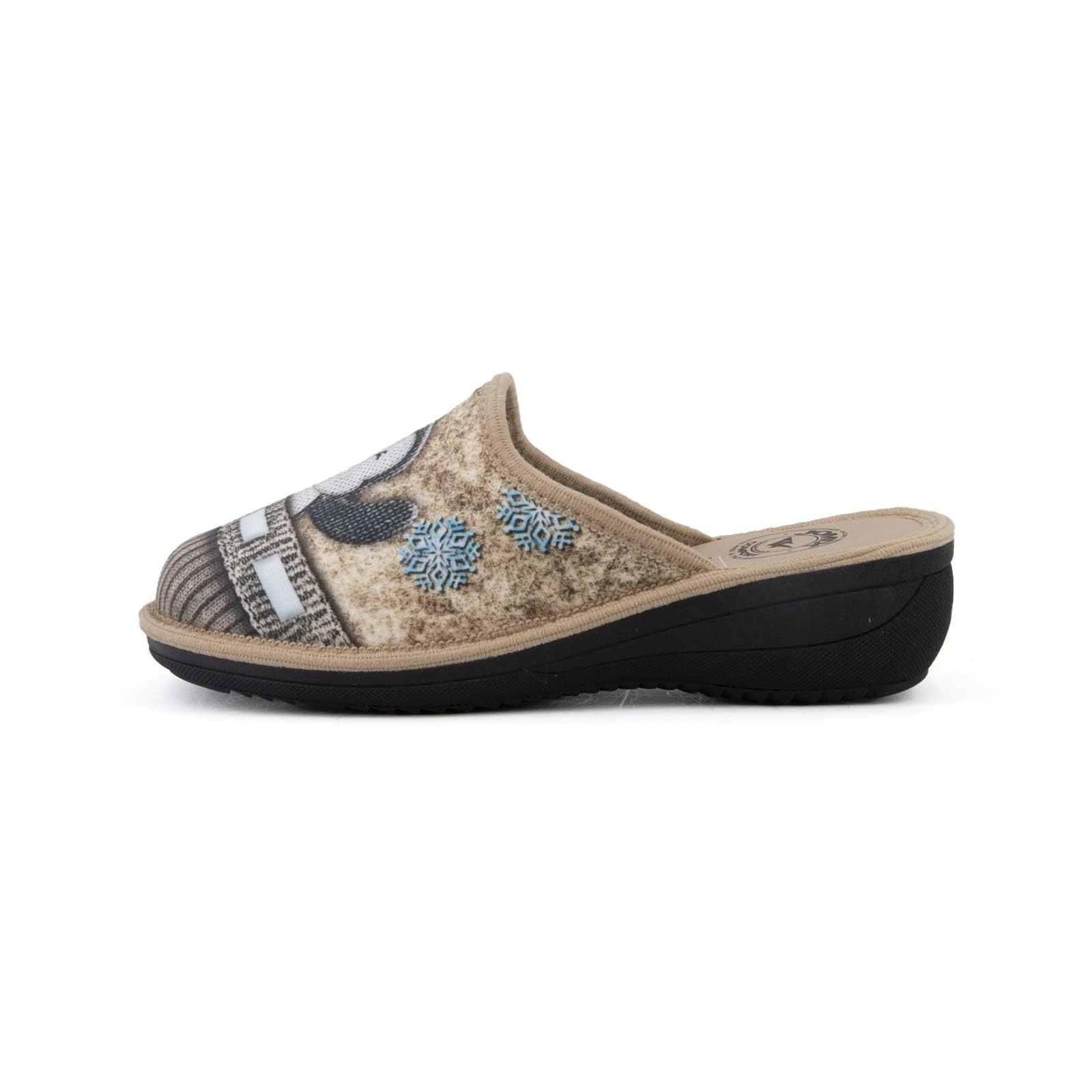 JOMIX Winter Hausschuhe Damen Bequeme Pantoffeln Bequeme Italien Slippers Indoor