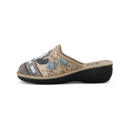 JOMIX Winter Hausschuhe Damen Bequeme Pantoffeln Bequeme Italien Slippers Indoor