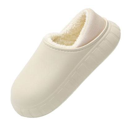 JOMIX Winter Hausschuhe Damen Fleece Gefütterte Clogs Warme Wasserdicht Pantoffeln Elastischen Hausclogs Indoor Outdoor