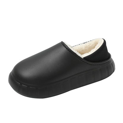 JOMIX Winter Hausschuhe Damen Fleece Gefütterte Clogs Warme Wasserdicht Pantoffeln Elastischen Hausclogs Indoor Outdoor