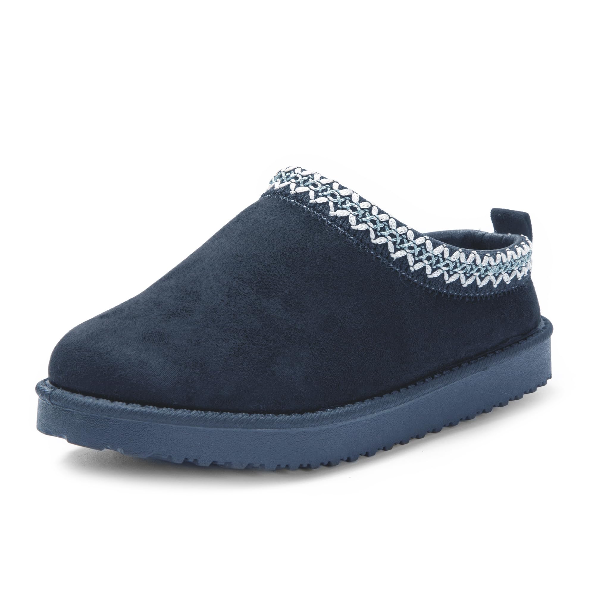 JOMIX Winter Hausschuhe Damen Lässige Slip On Slipper Warme Plüsch Kunstwildleder Geschlossen Pantoffeln