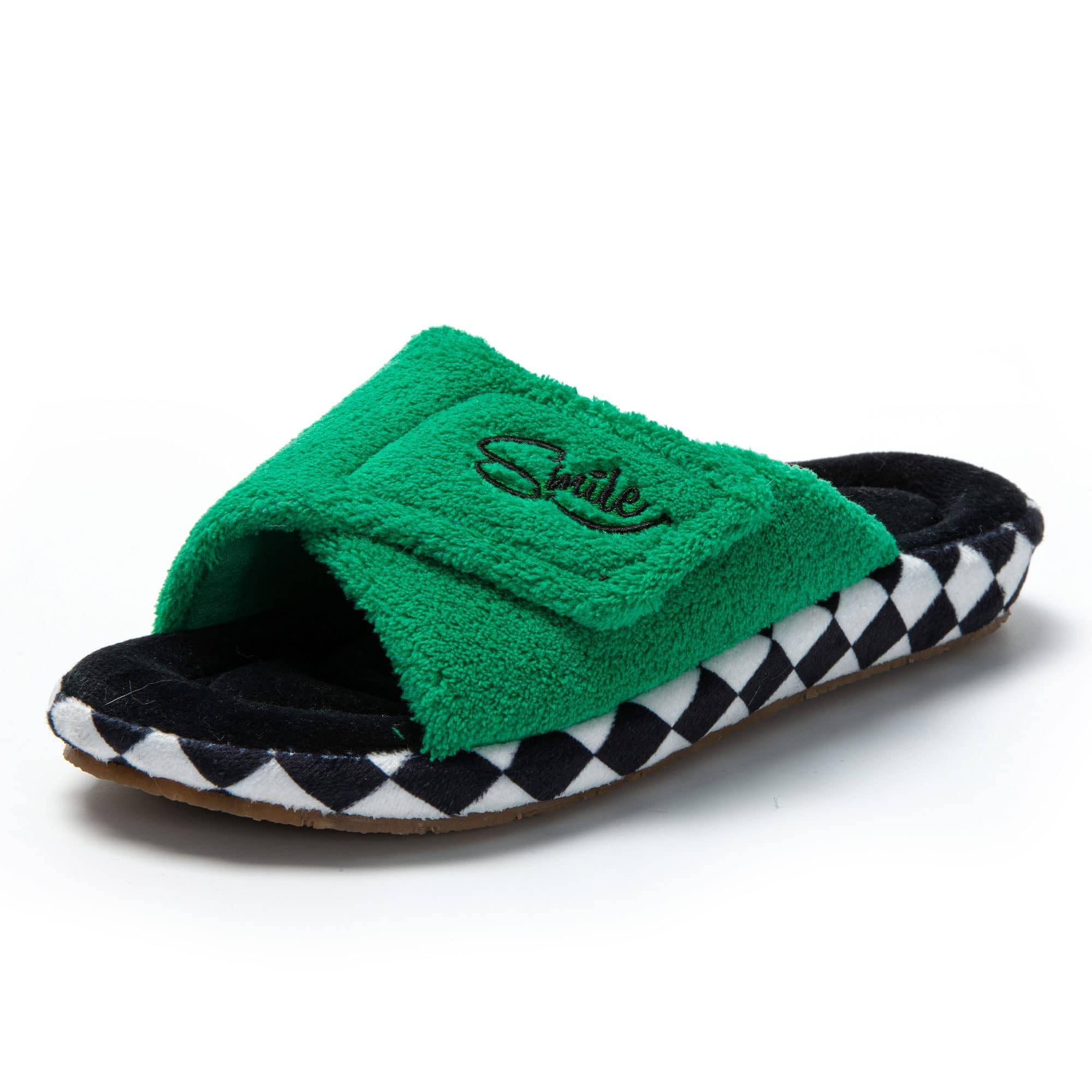 JOMIX Winter Hausschuhe Damen Stylische Pantoffeln Klettverschluss Bequeme Frottee Slippers Indoor Outdoor