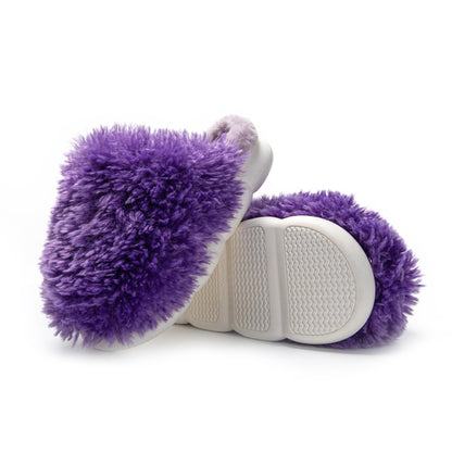 JOMIX Winter Hausschuhe Damen Warme Flauschige Pantoffeln Weiche Plüsch Gefüttert Puschen Indoor