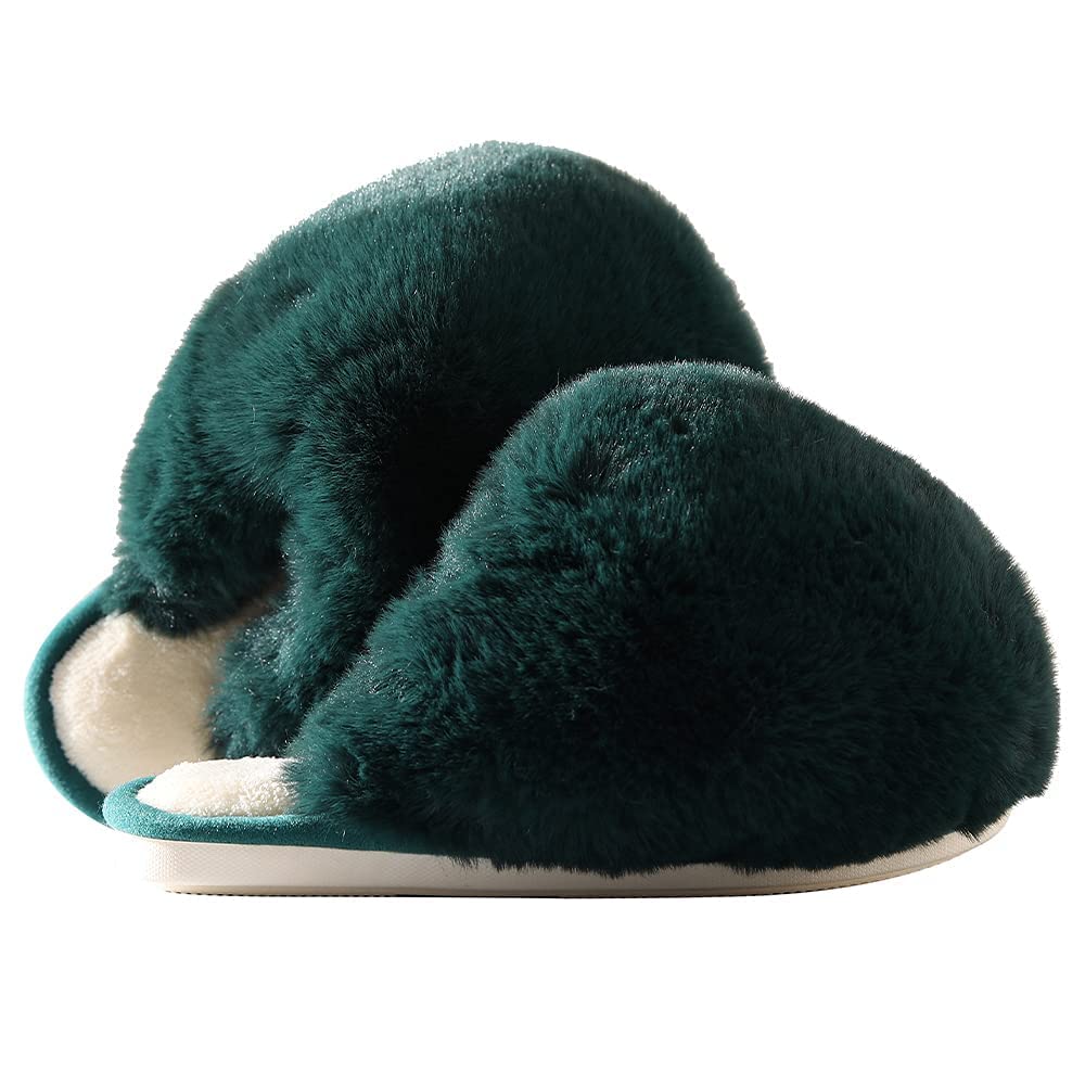 JOMIX Winter Hausschuhe Damen Warme Flauschige Pantoffeln Weiche Plüsch Slippers Modische Puschen Indoor
