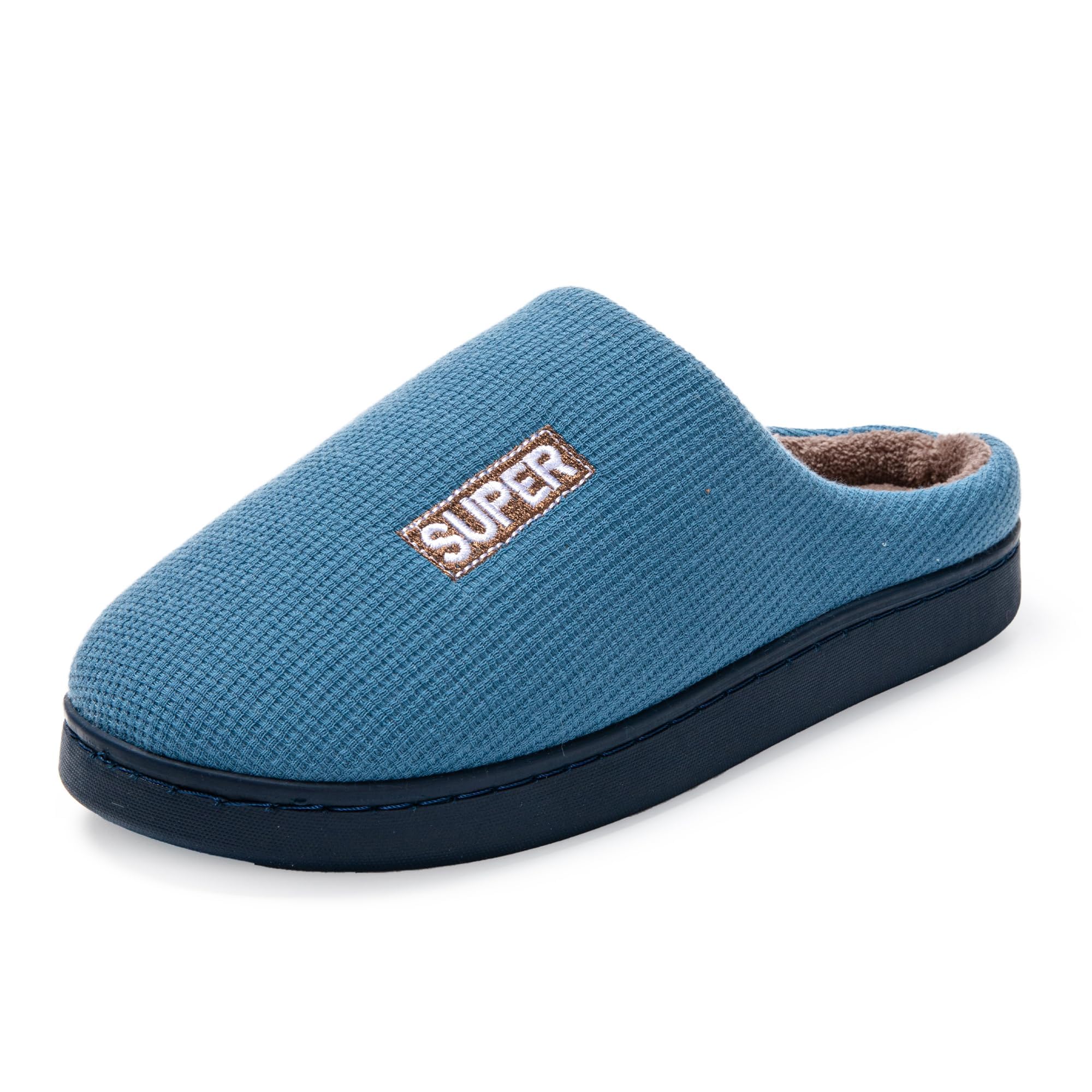 JOMIX Winter Hausschuhe Herren Bequeme Pantoffeln Warme Baumwollschuhe Weiche Slippers Puschen Indoor