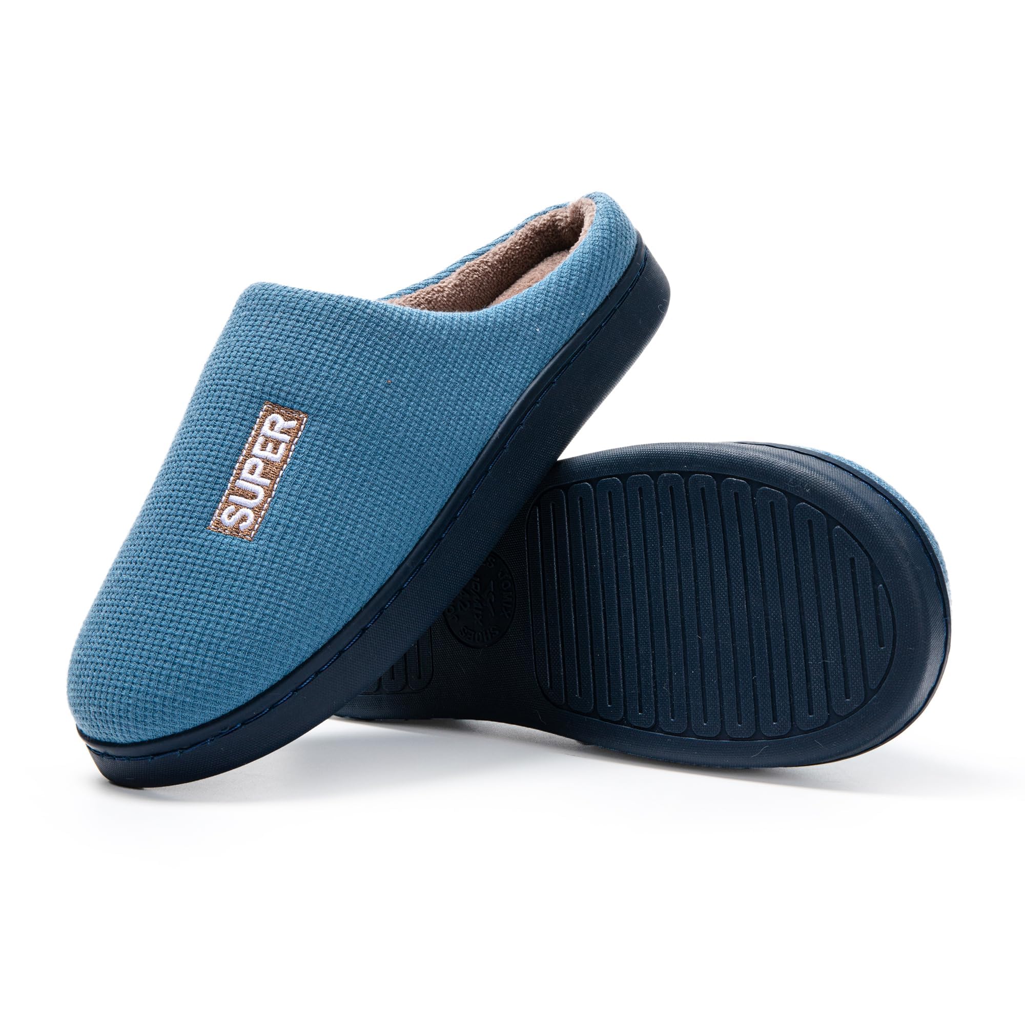 JOMIX Winter Hausschuhe Herren Bequeme Pantoffeln Warme Baumwollschuhe Weiche Slippers Puschen Indoor