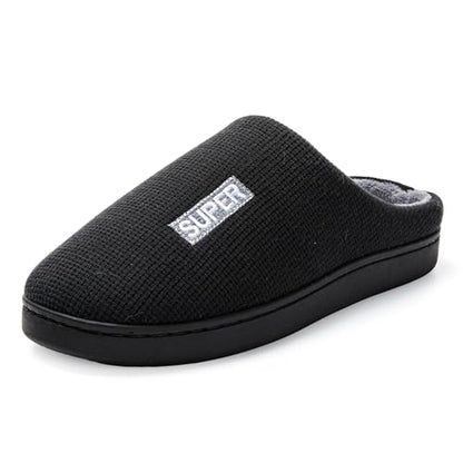 JOMIX Winter Hausschuhe Herren Bequeme Pantoffeln Warme Baumwollschuhe Weiche Slippers Puschen Indoor