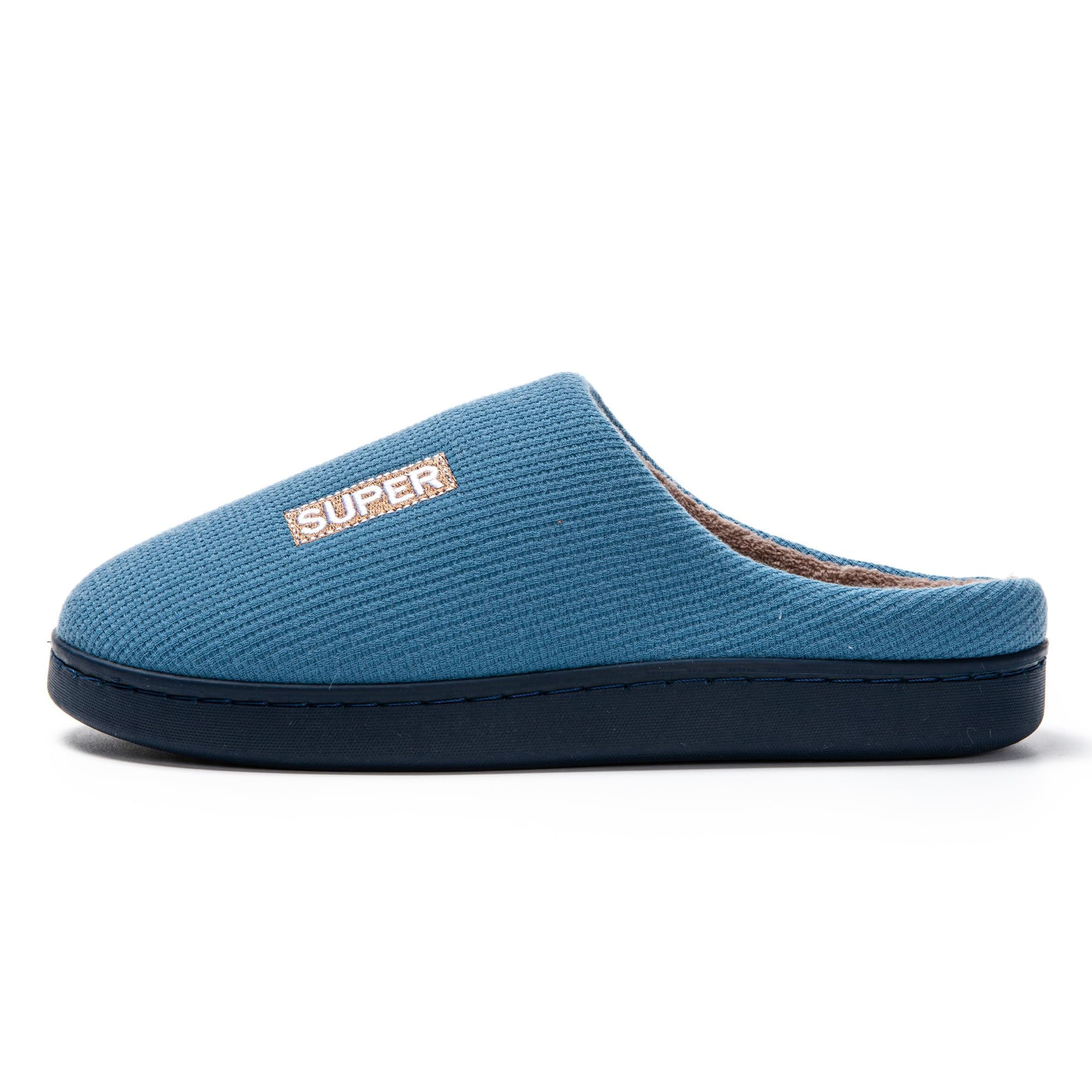 JOMIX Winter Hausschuhe Herren Bequeme Pantoffeln Warme Baumwollschuhe Weiche Slippers Puschen Indoor