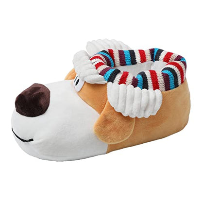 JOMIX Winter Hausschuhe Unisex Lustige Plüsch Warme Pantoffeln Tierform Weiche Rückstellschaum Slippers Einheitsgröße Indoor Outdoor