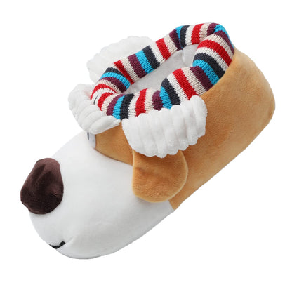 JOMIX Winter Hausschuhe Unisex Lustige Plüsch Warme Pantoffeln Tierform Weiche Rückstellschaum Slippers Einheitsgröße Indoor Outdoor