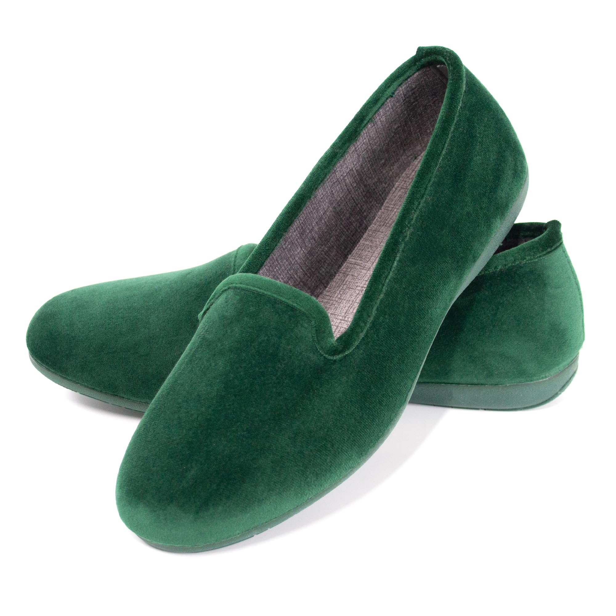 JOMIX Winter Mokassins Damen Elegante Loafers Spanische Warme Plüsch Hausschuhe Slippers Indoor