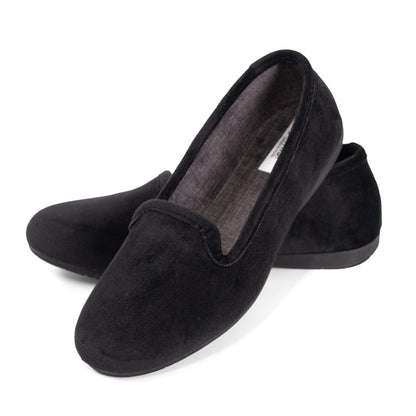JOMIX Winter Mokassins Damen Elegante Loafers Spanische Warme Plüsch Hausschuhe Slippers Indoor