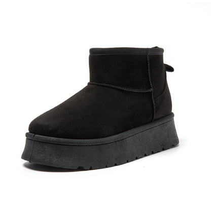 JOMIX Winterstiefel Damen Warme Stiefel Gefüttert Stiefeletten Rutschfest Biker Boots Outdoor Schuhe Chukka Boots