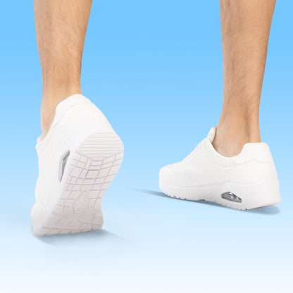 JOMIX Zapatillas Hombre con Amortiguación de Aire Zapatos Depotivos Adultos Piel Transpirables Running Gimnasio Correr Talla 40 - 45 EU