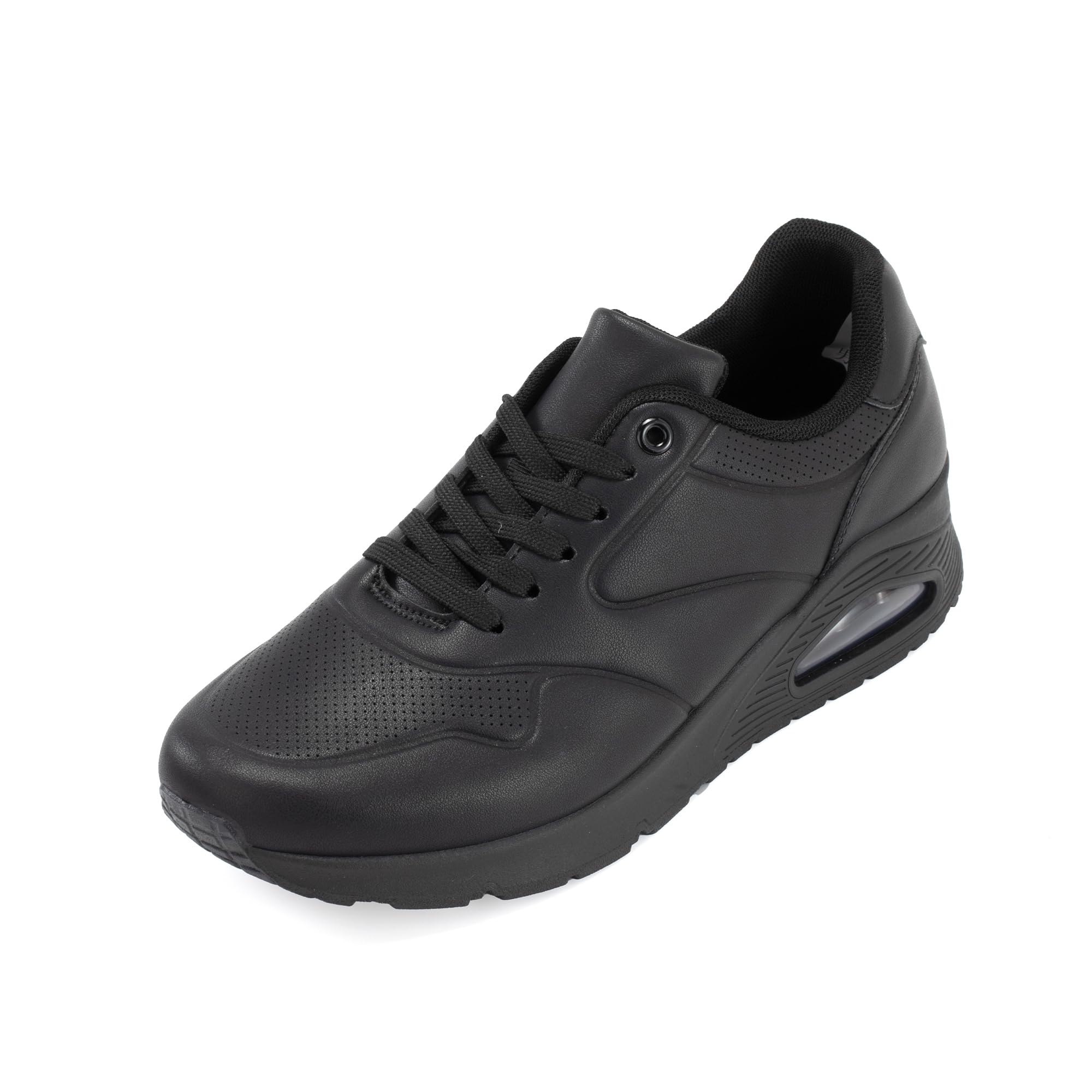 JOMIX Zapatillas Hombre con Amortiguación de Aire Zapatos Depotivos Adultos Piel Transpirables Running Gimnasio Correr Talla 40 - 45 EU
