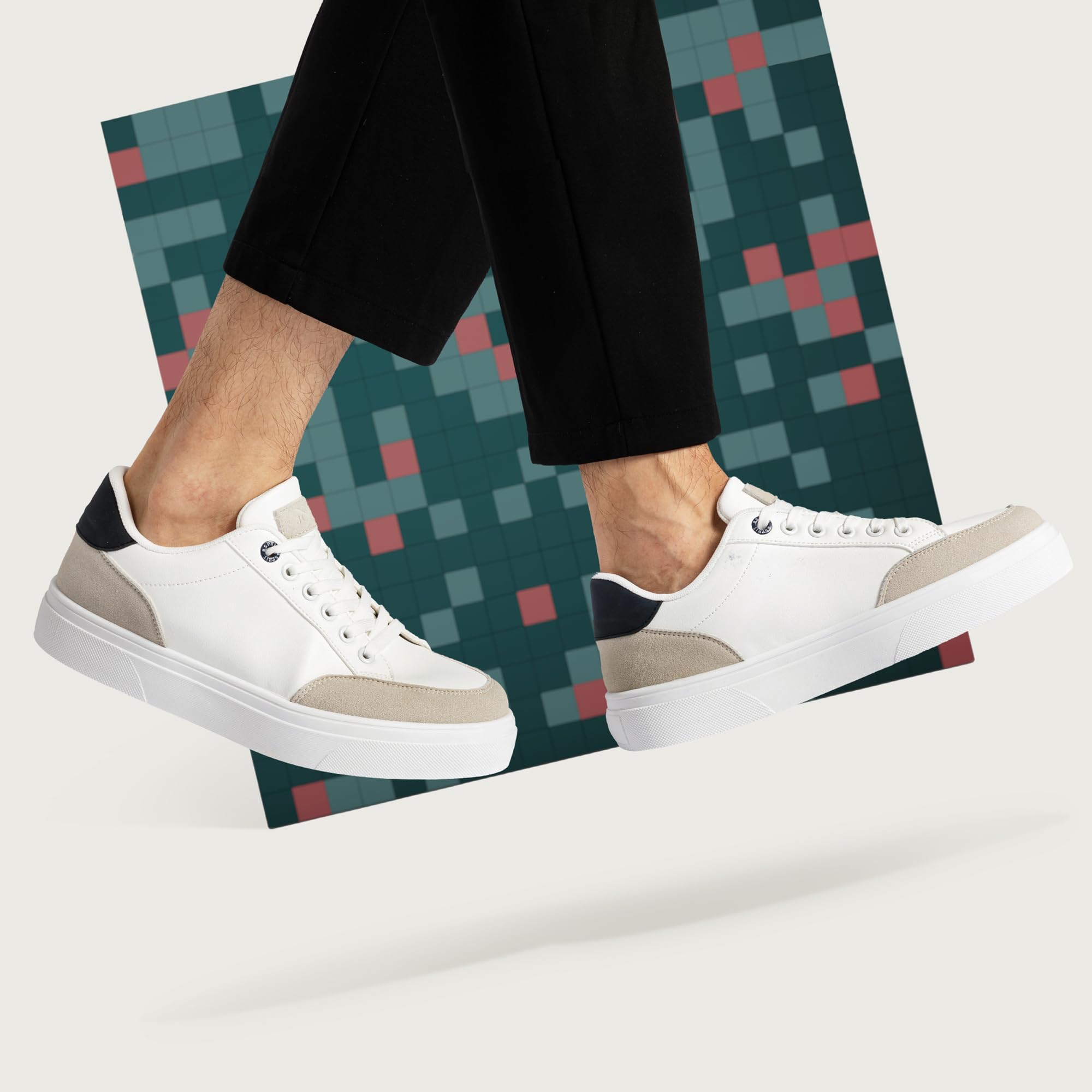 JOMIX Zapatillas Hombre con Cordones Zapatos Depotivos Adultos Sneakers Ligeras Transpirables Running Gimnasio Correr Talla 40 - 45 EU