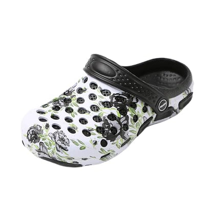 JOMIX Zoccoli Donna Estate Acqua di Mare Spiaggia Pantofole Zoccoli in Gomma EVA Traspirante Antiscivolo SD8081