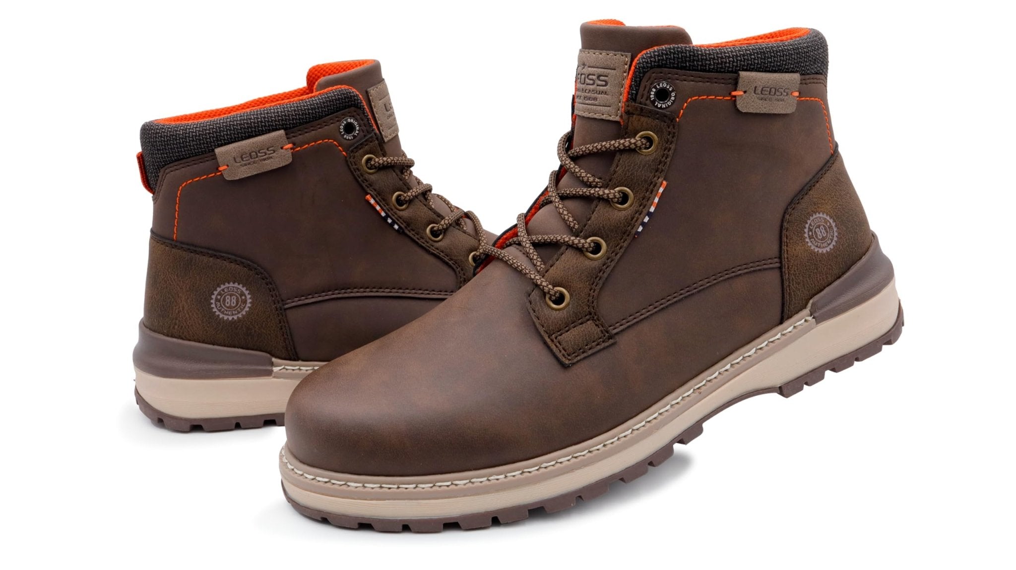 LEOSS ORIGINAL Botas de senderismo para hombre, con cordones bajos, para exteriores