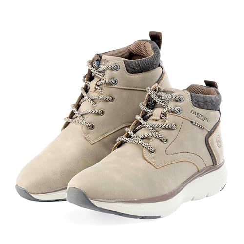 LEOSS ORIGINAL Herren High Top Sneaker Retro Sneaker Casual Sportschuhe Bequem Turnschuhe