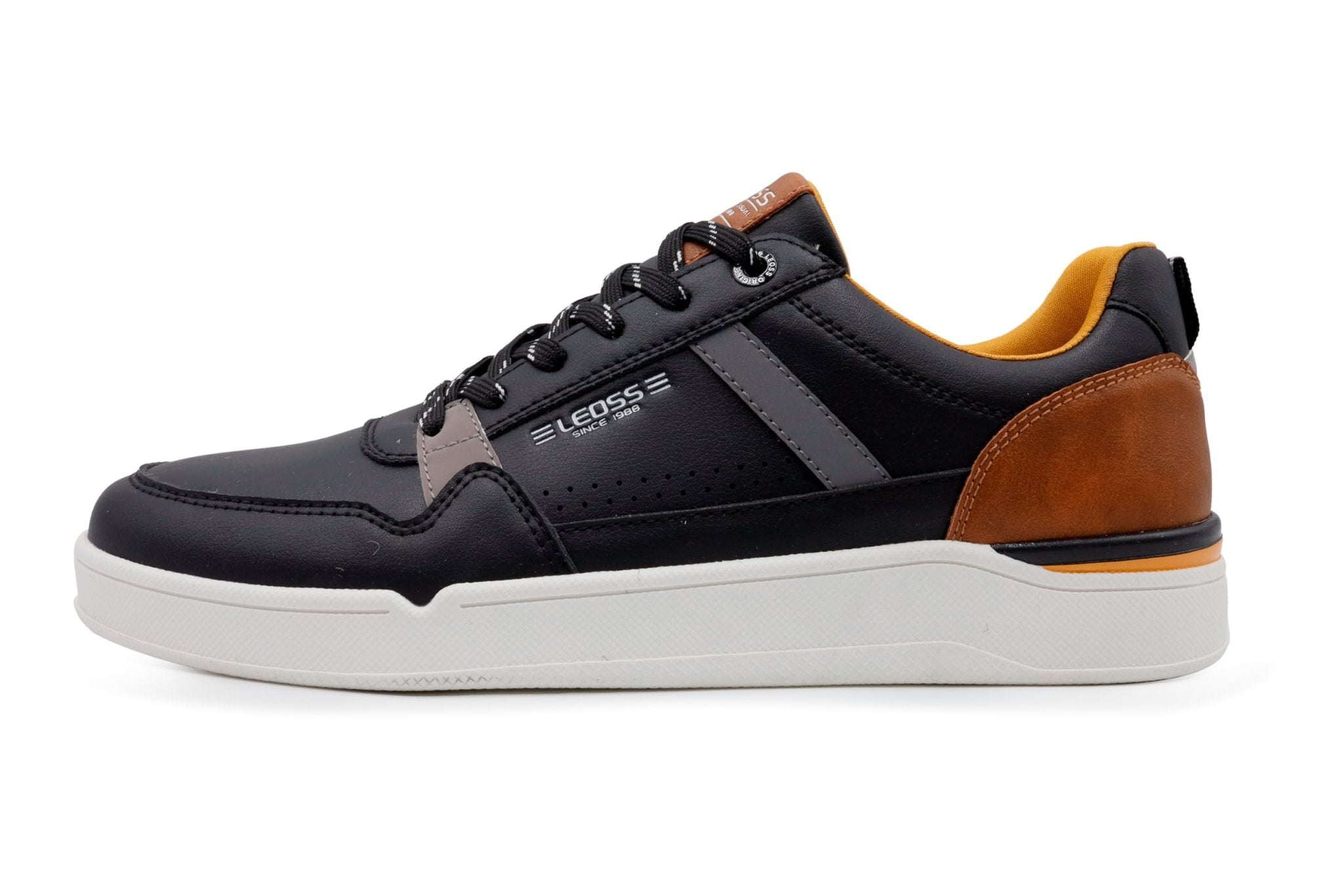 LEOSS ORIGINAL Hombres Zapatillas Cuero Casual Gimnasia Paseo Zapatillas Casual Bajas Zapatos