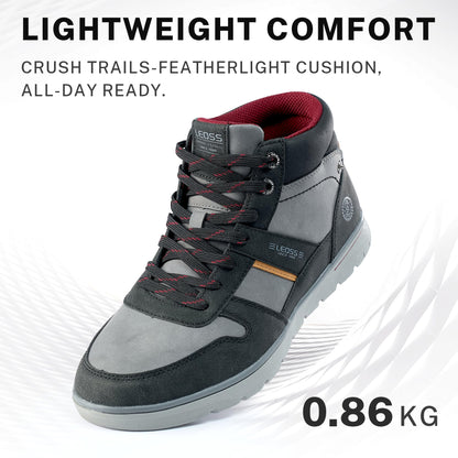 LEOSS ORIGINAL Homme Basket Casual Sport Chaussures Cuir Athlétique Sneakers