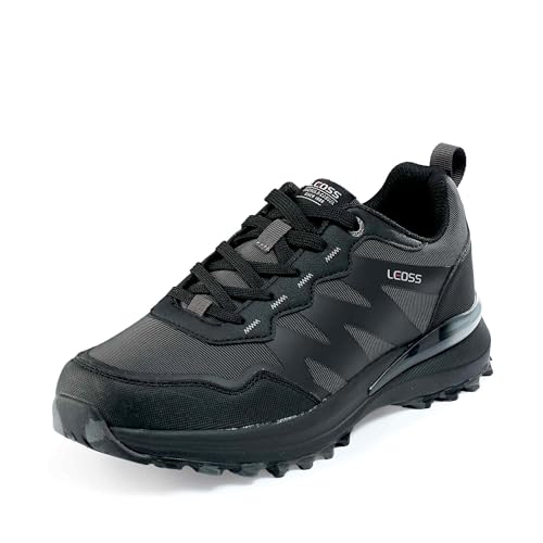 LEOSS ORIGINAL Scarpe da Ginnastica Uomo Sneaker con Lacci Scarpe da Città Scarpe da Escursionismo Casual Scarpe da Walking in Pelle Sportive