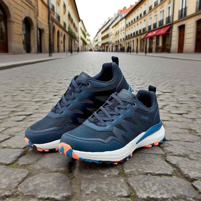 LEOSS ORIGINAL Scarpe da Ginnastica Uomo Sneaker con Lacci Scarpe da Città Scarpe da Escursionismo Casual Scarpe da Walking in Pelle Sportive