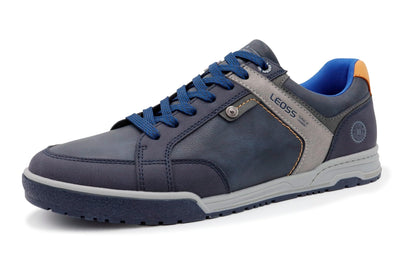 LEOSS ORIGINAL Scarpe da Ginnastica Uomo Sneaker con Lacci Scarpe da Città Scarpe da Escursionismo Casual Scarpe da Walking in Pelle Sportive