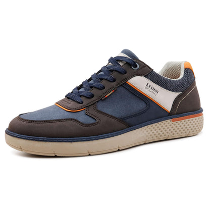 LEOSS ORIGINAL Scarpe Uomo Casual Sneakers Sportive Eleganti Traspirante da Passeggiare Camminare all'Aperto in Pelle Sintetico