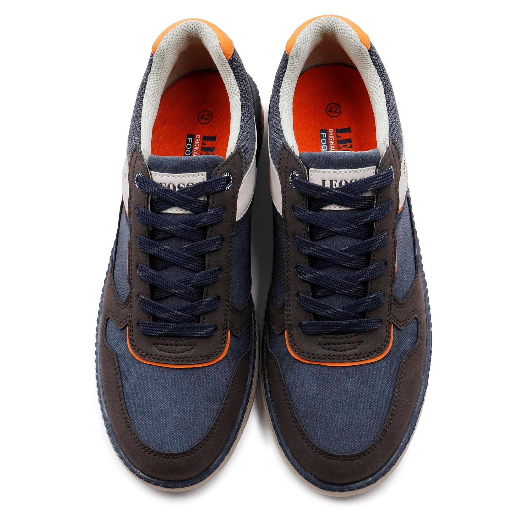 LEOSS ORIGINAL Scarpe Uomo Casual Sneakers Sportive Eleganti Traspirante da Passeggiare Camminare all'Aperto in Pelle Sintetico