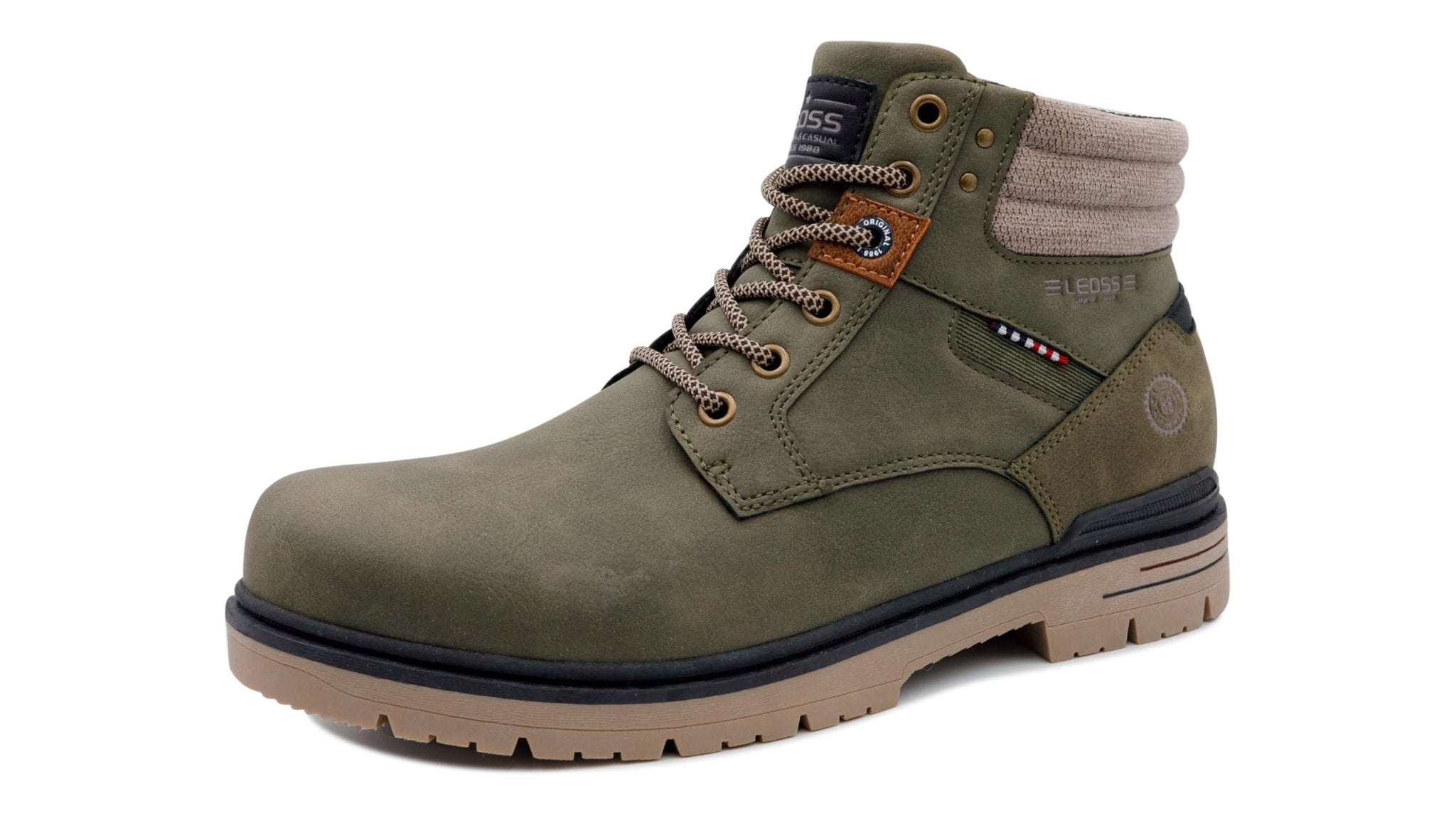 LEOSS ORIGINAL Uomo Stivaletti Casual Outdoor Scarpe Stringate Scarpe