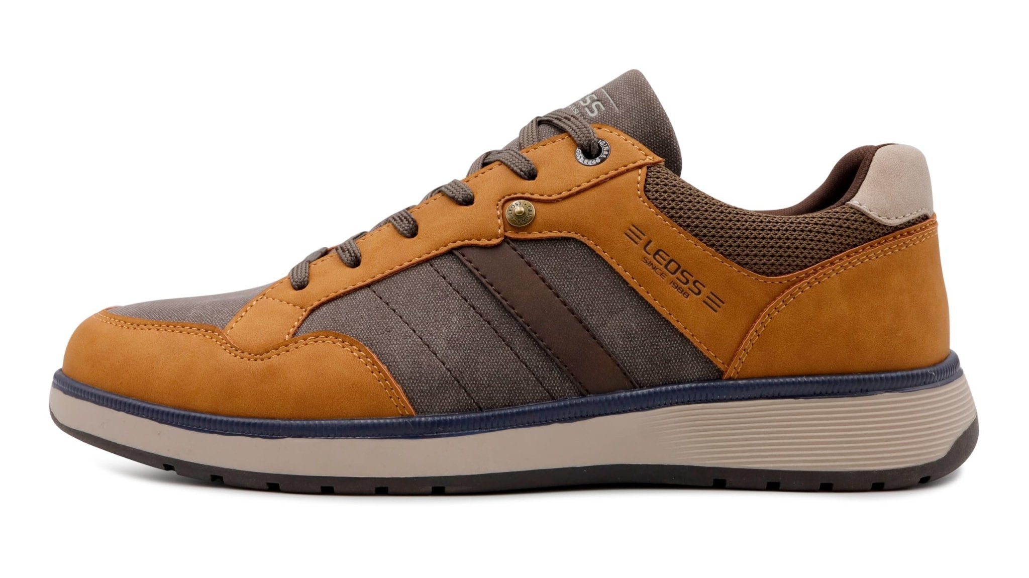 LEOSS ORIGINAL Vintage Uomo Sneakers Ginnastica Passeggio Scarpe Casual Basse Scarpe