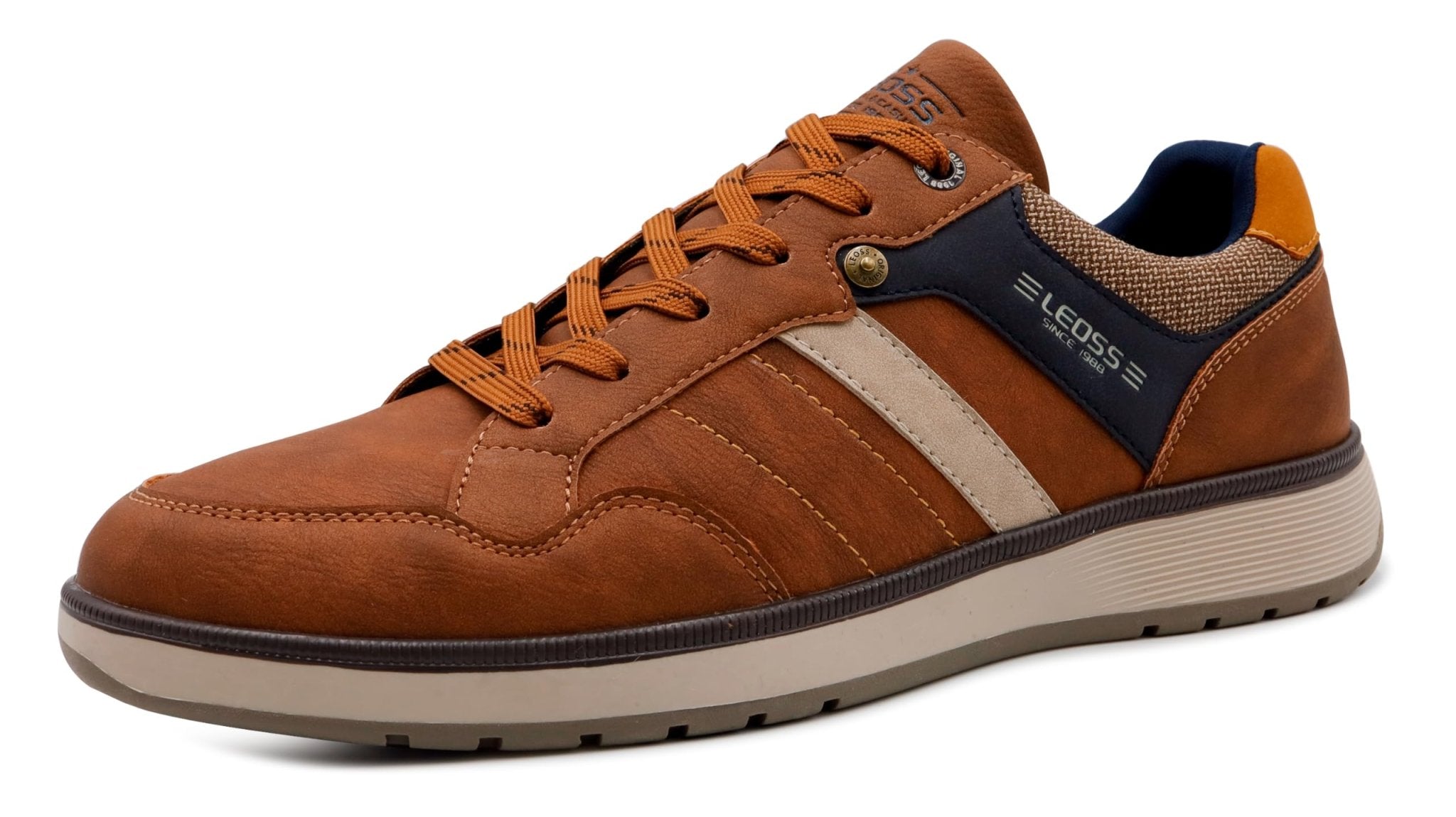 LEOSS ORIGINAL Vintage Uomo Sneakers Ginnastica Passeggio Scarpe Casual Basse Scarpe